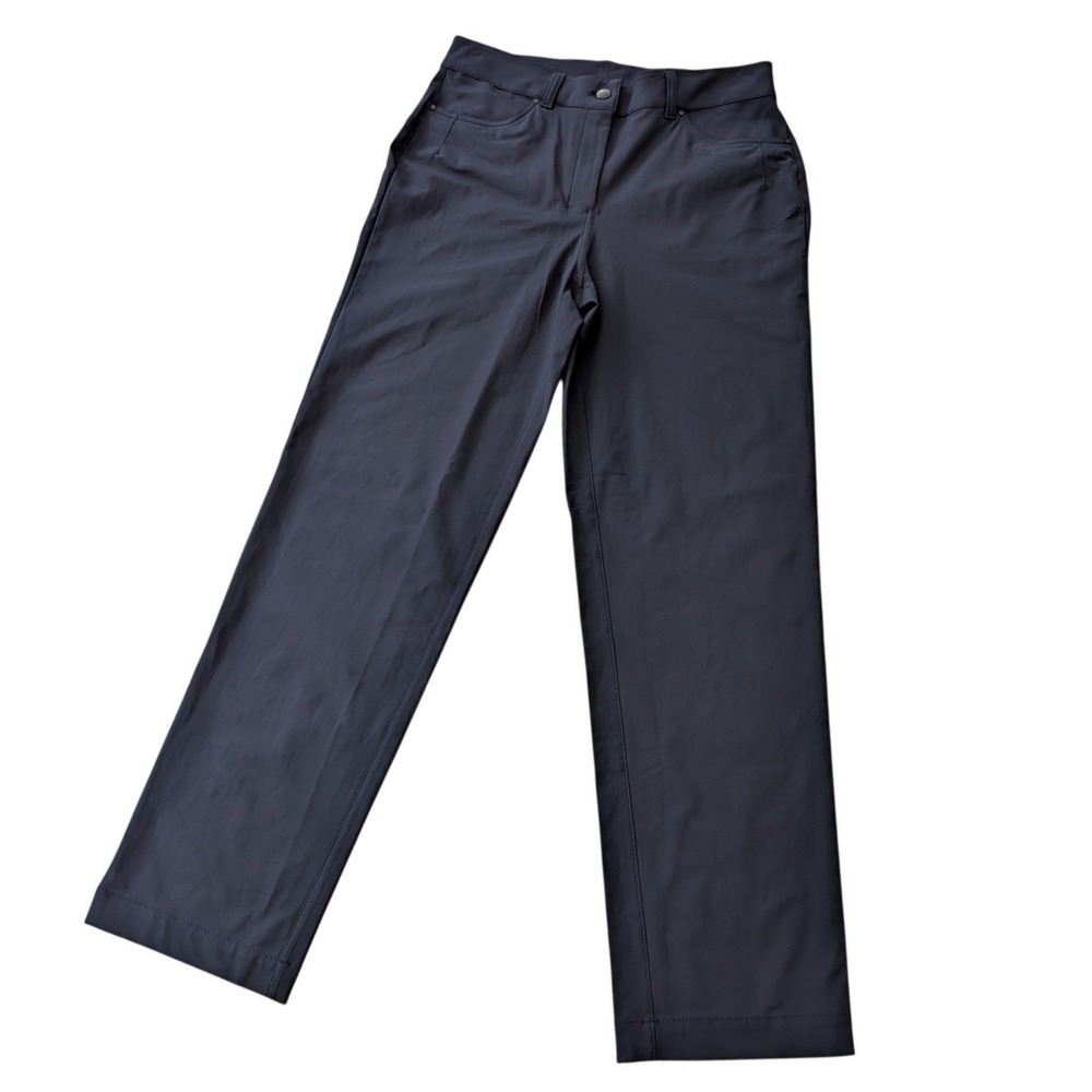 Lululemon City Sleek 5 Pocket Wide Leg Pant 29 Navy High Rise LW5DY4S